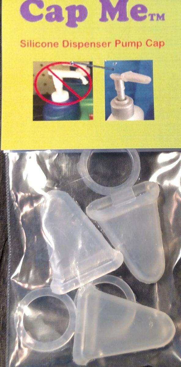 Cap Me silicone dispenser pump caps 3 pack
